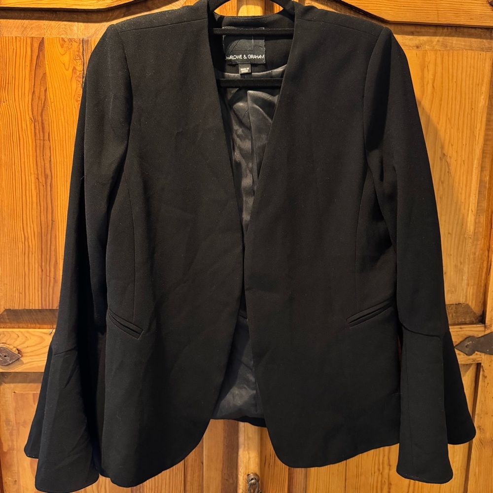 Harlowe & Graham Bell Sleeve Open Jacket